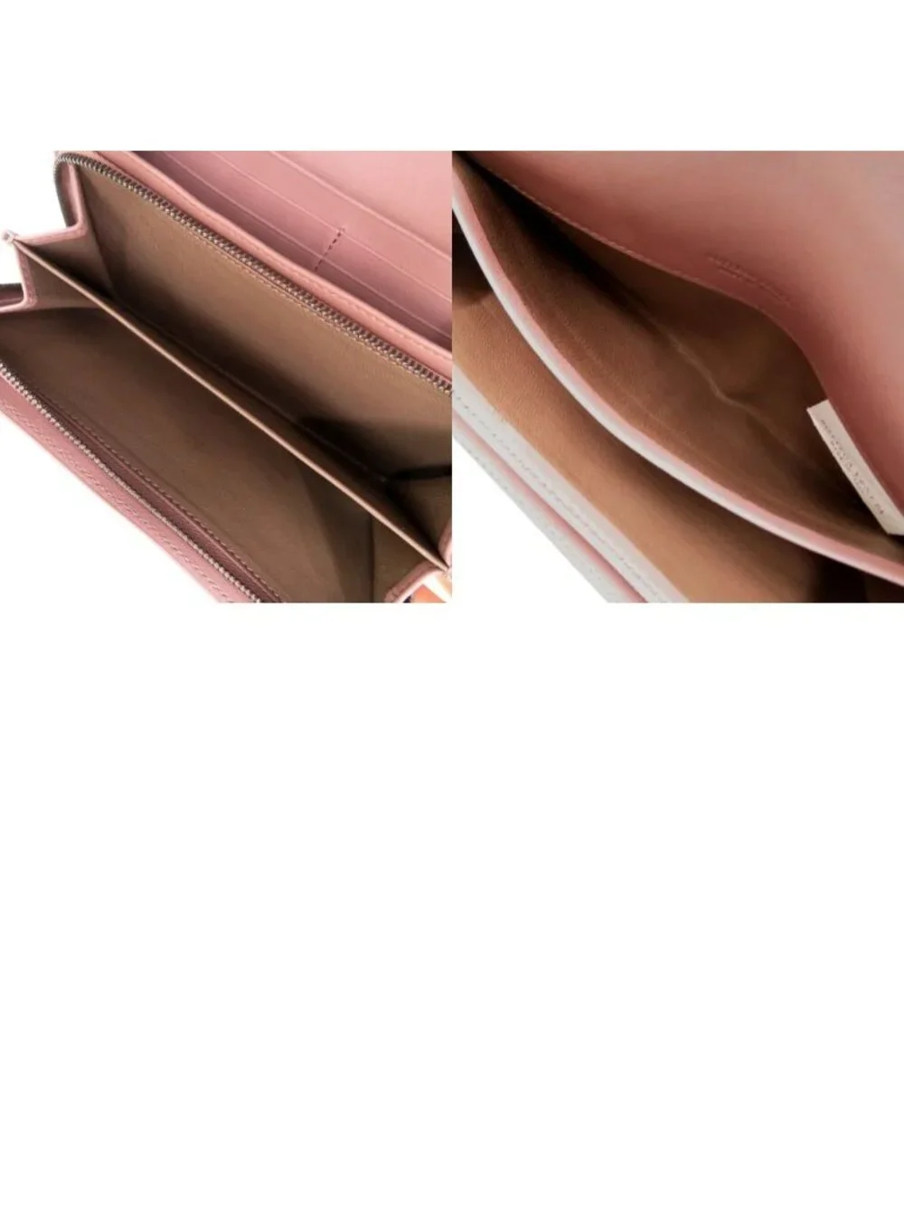 Bottega Veneta Intrecciato Wallet Leather Pink